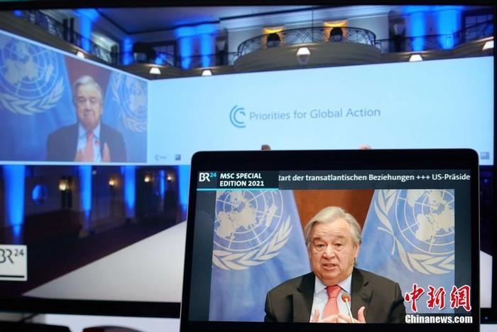 資料圖：聯(lián)合國秘書長古特雷斯。
<a target='_blank' href='http://www.chinanews.com/'>中新社</a>記者 彭大偉 攝