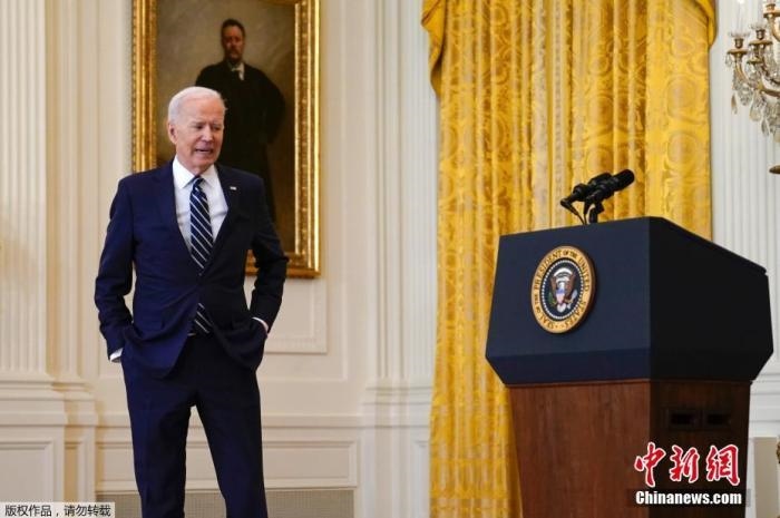 資料圖：美國總統(tǒng)拜登。