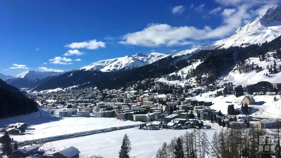 △瑞士，達(dá)沃斯小鎮(zhèn)。