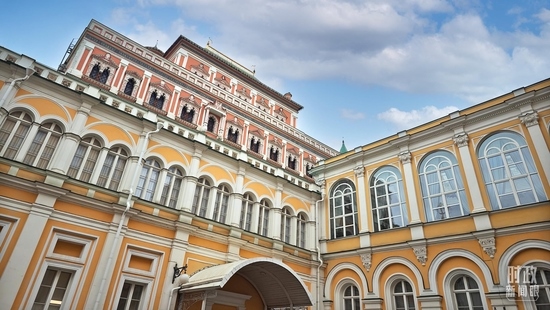  △當(dāng)?shù)貢r間3月21日，莫斯科，克里姆林宮。（總臺央廣記者潘毅拍攝）