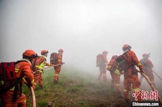 演練現(xiàn)場。瀘州消防供圖