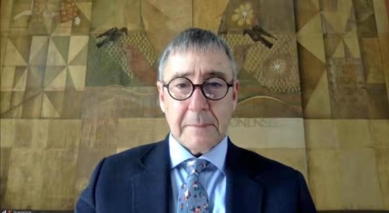 里斯本大學孔子學院葡方院長若昂·巴雷羅。中國駐葡萄牙大使館供圖