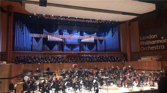 《敦煌·慈悲頌》在倫敦演出。人民網(wǎng) 余穎攝