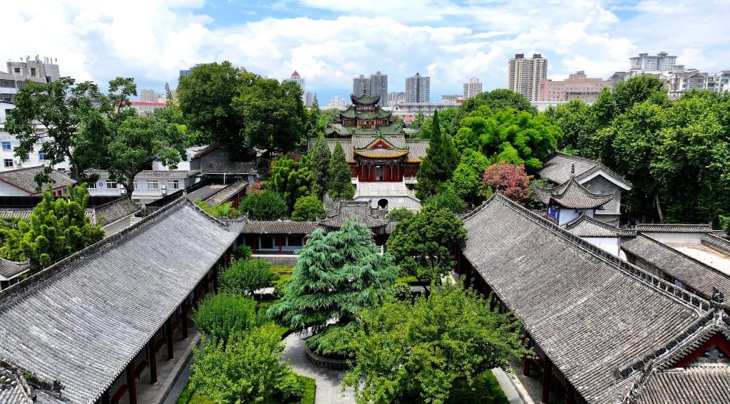 近日拍攝的陜西省漢中市博物館。新華社記者 劉瀟 攝