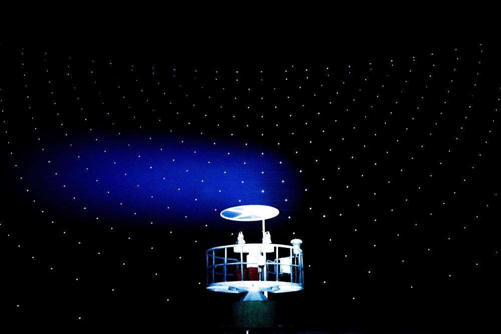 2021年3月29日拍攝的“中國天眼”測量基墩（維護保養(yǎng)期間拍攝）。新華社記者 歐東衢 攝