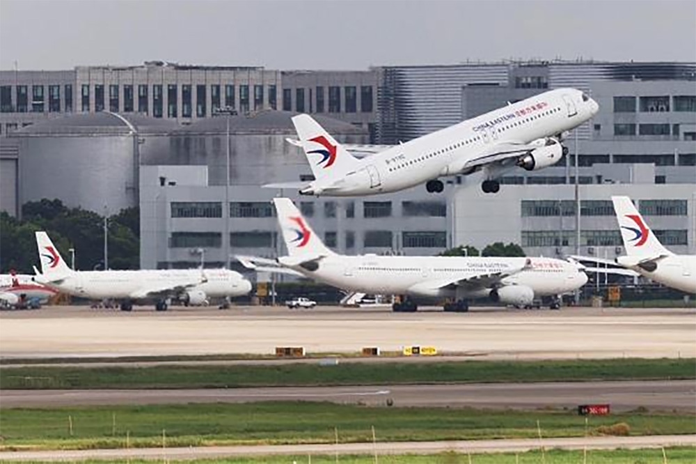 2023年8月2日，東航第二架國產(chǎn)C919大型客機(jī)執(zhí)飛滬蓉空中快線。