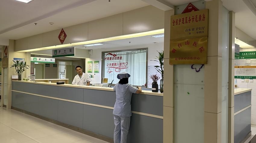 平原縣第一人民醫(yī)院住院部脊柱關節(jié)外科、手足外科病區(qū)。人民網(wǎng) 喬姝攝