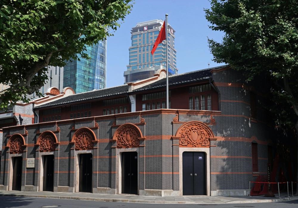 2023年6月9日拍攝的中共一大會(huì)址外景。新華社記者 劉穎 攝