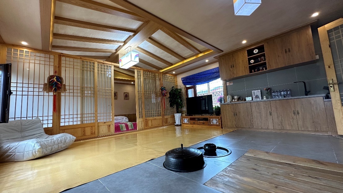 具有朝鮮族特色的民宿。人民網(wǎng)記者 金洪花 攝