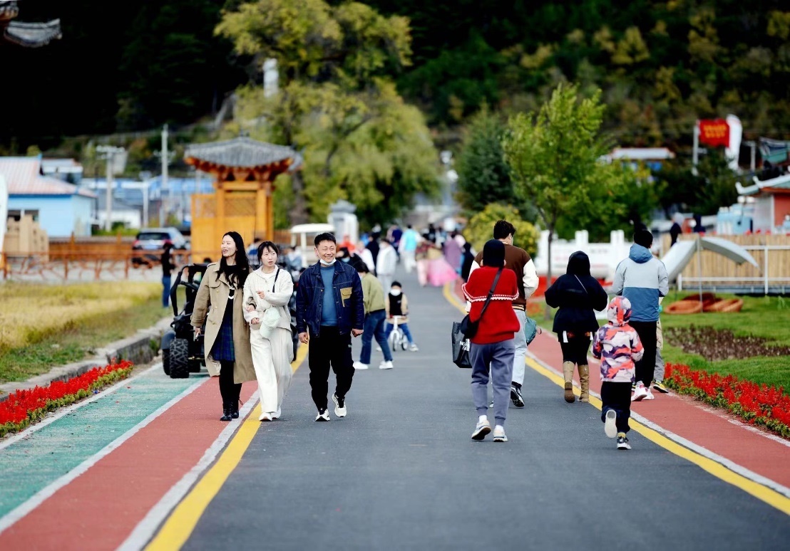 光東村干凈整潔的街區(qū)。主辦方供圖