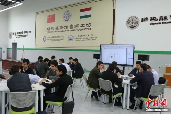 2023年4月，位于杜尚別的塔吉克斯坦魯班工坊課堂。張碩 攝