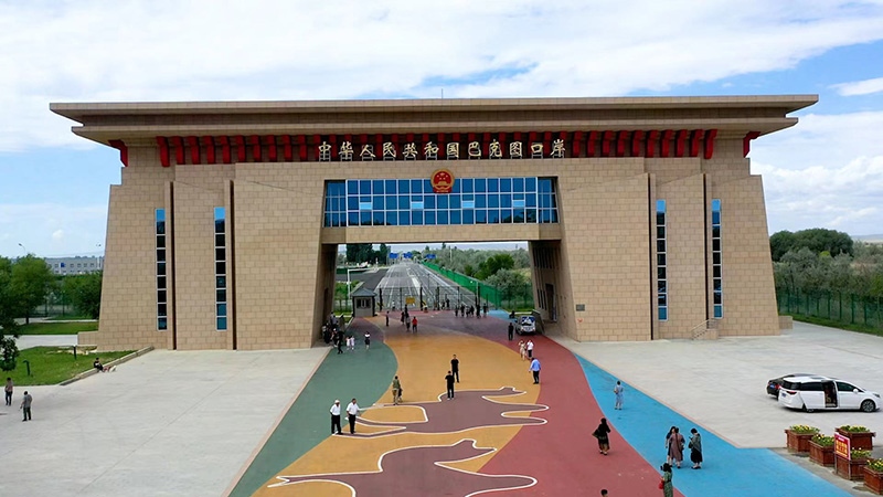 圖為塔城巴克圖口岸。塔城融媒體中心 張亭宇攝