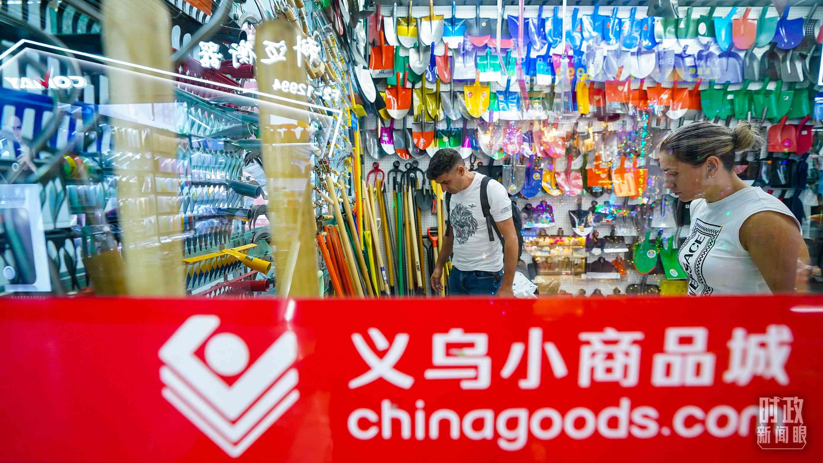 △浙江省義烏國際商貿(mào)城。（總臺國廣記者李晉拍攝）