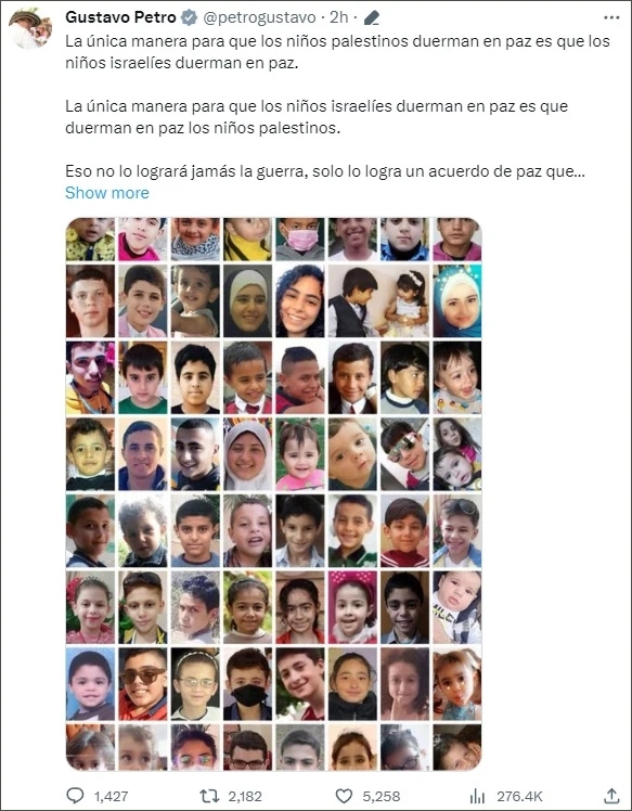 巴以爆發(fā)新沖突后，他再指西方“雙標(biāo)”