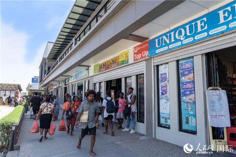 2023年9月12日，所羅門群島首都霍尼亞拉街景。人民網(wǎng) 賀吉攝