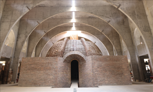 ↑ 景德鎮(zhèn)一處柴窯。（2020年7月13日攝）