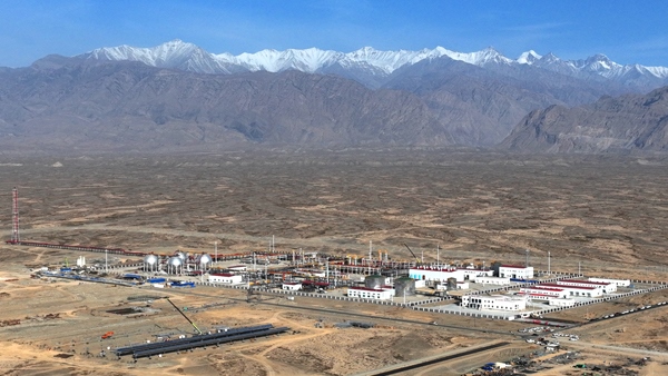 塔里木油田博孜天然氣處理廠。陳士兵 攝