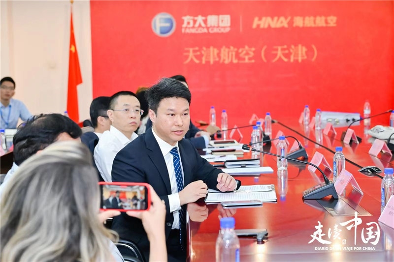 巴航工業(yè)大中華區(qū)商用飛機(jī)客戶支援經(jīng)理?xiàng)詈２?。主辦方供圖