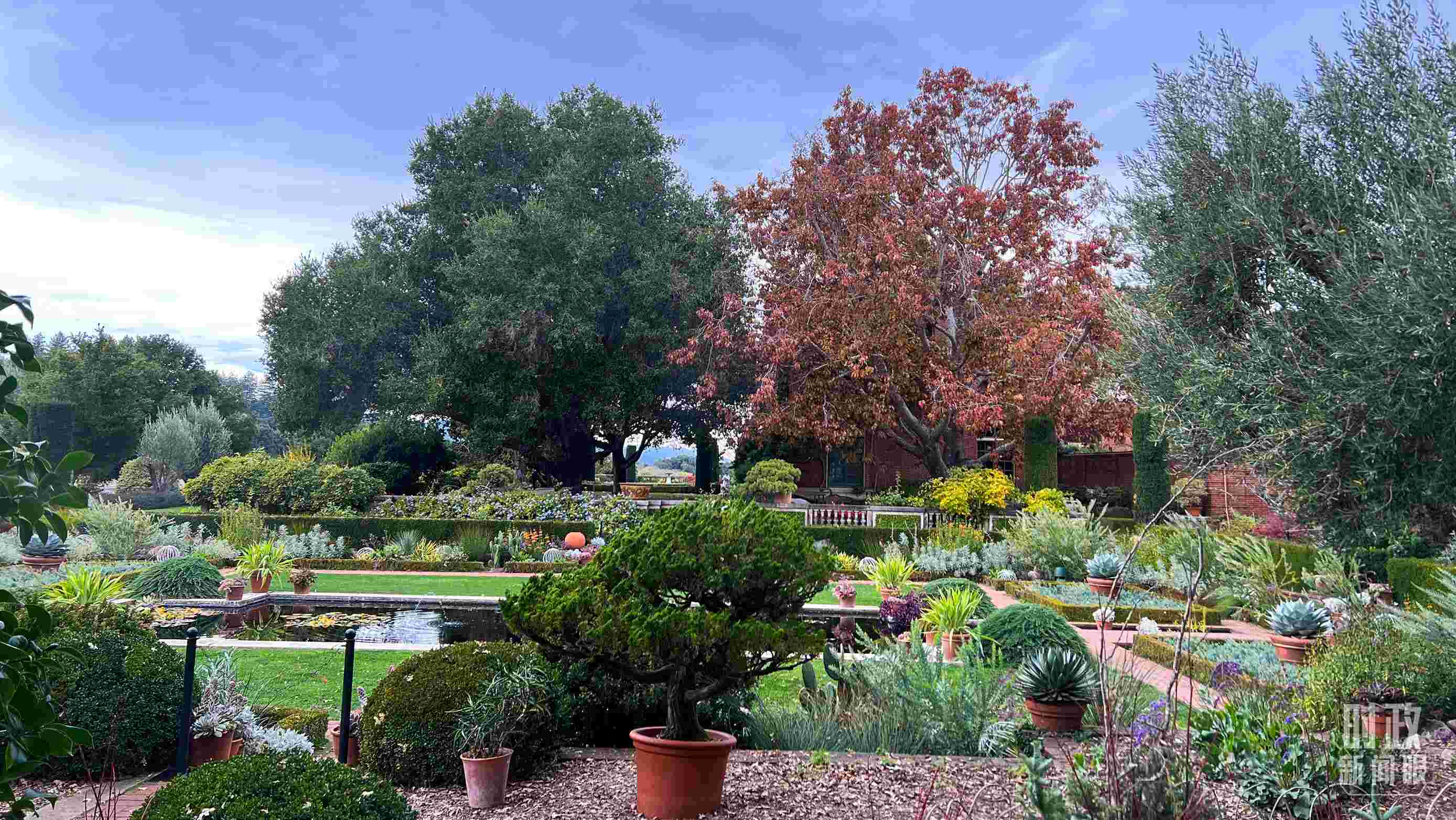 斐洛里莊園被稱作美國20世紀(jì)現(xiàn)存最精美鄉(xiāng)村莊園之一。（總臺央視記者程鋮拍攝）