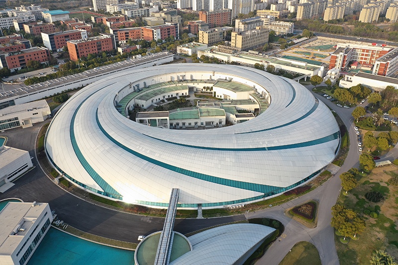 2019年3月12日，航拍上海光源項(xiàng)目。