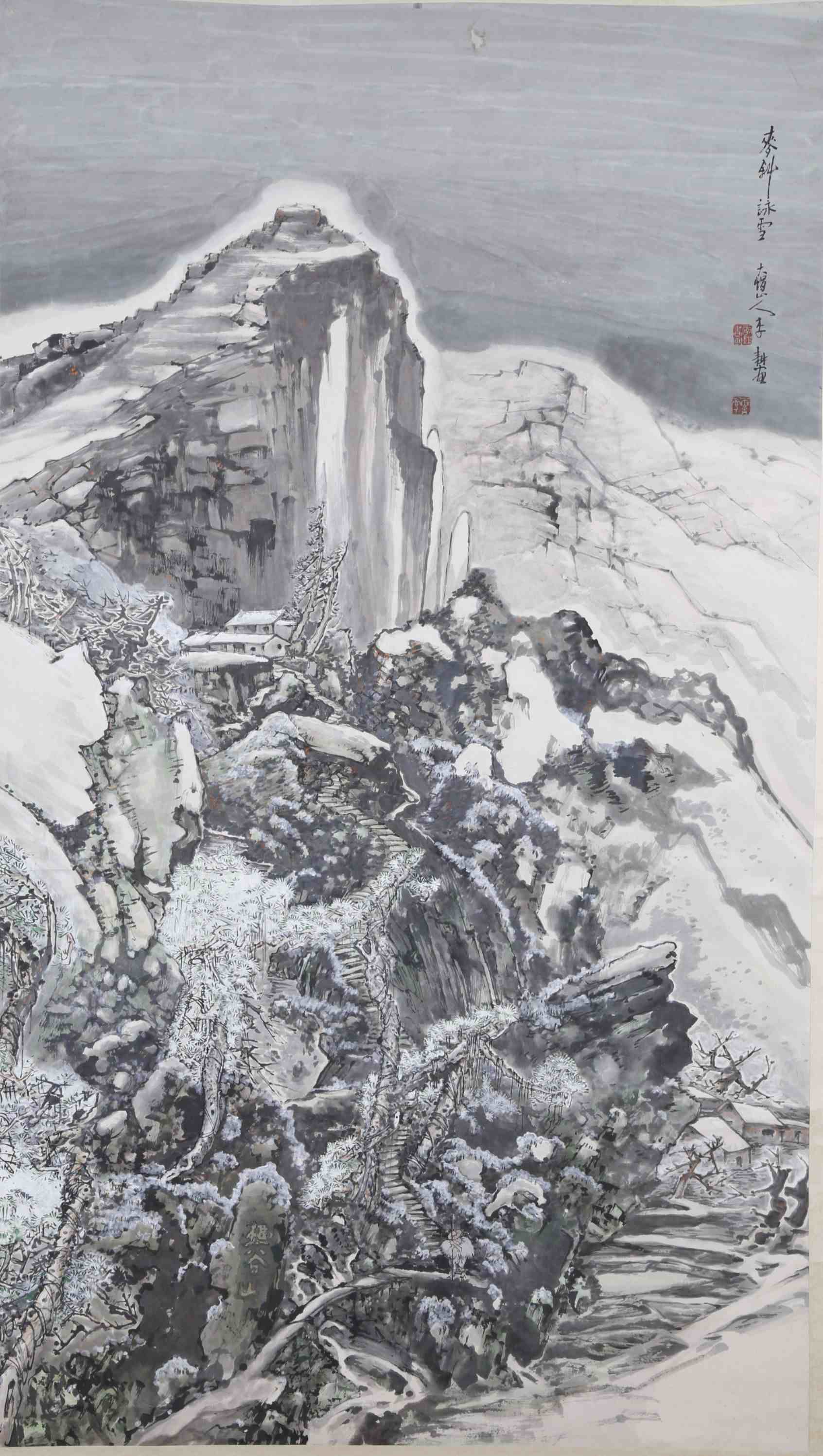 李耕畫作。(仙游縣博物館供圖)