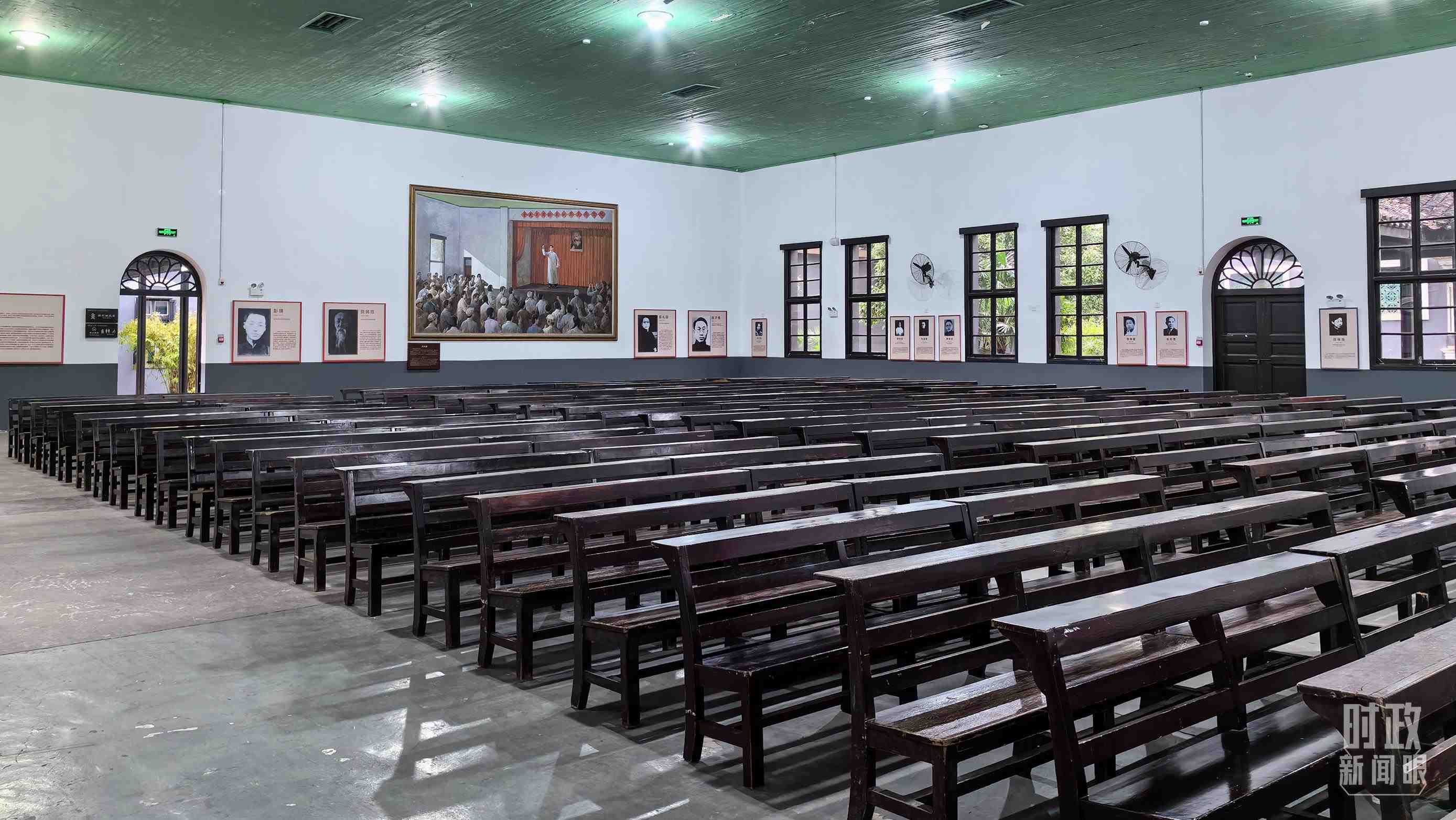 △湖南第一師范學(xué)院（城南書(shū)院校區(qū)）大禮堂。（總臺(tái)央視記者趙化拍攝）