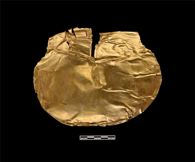 金覆面。中國文物報社供圖