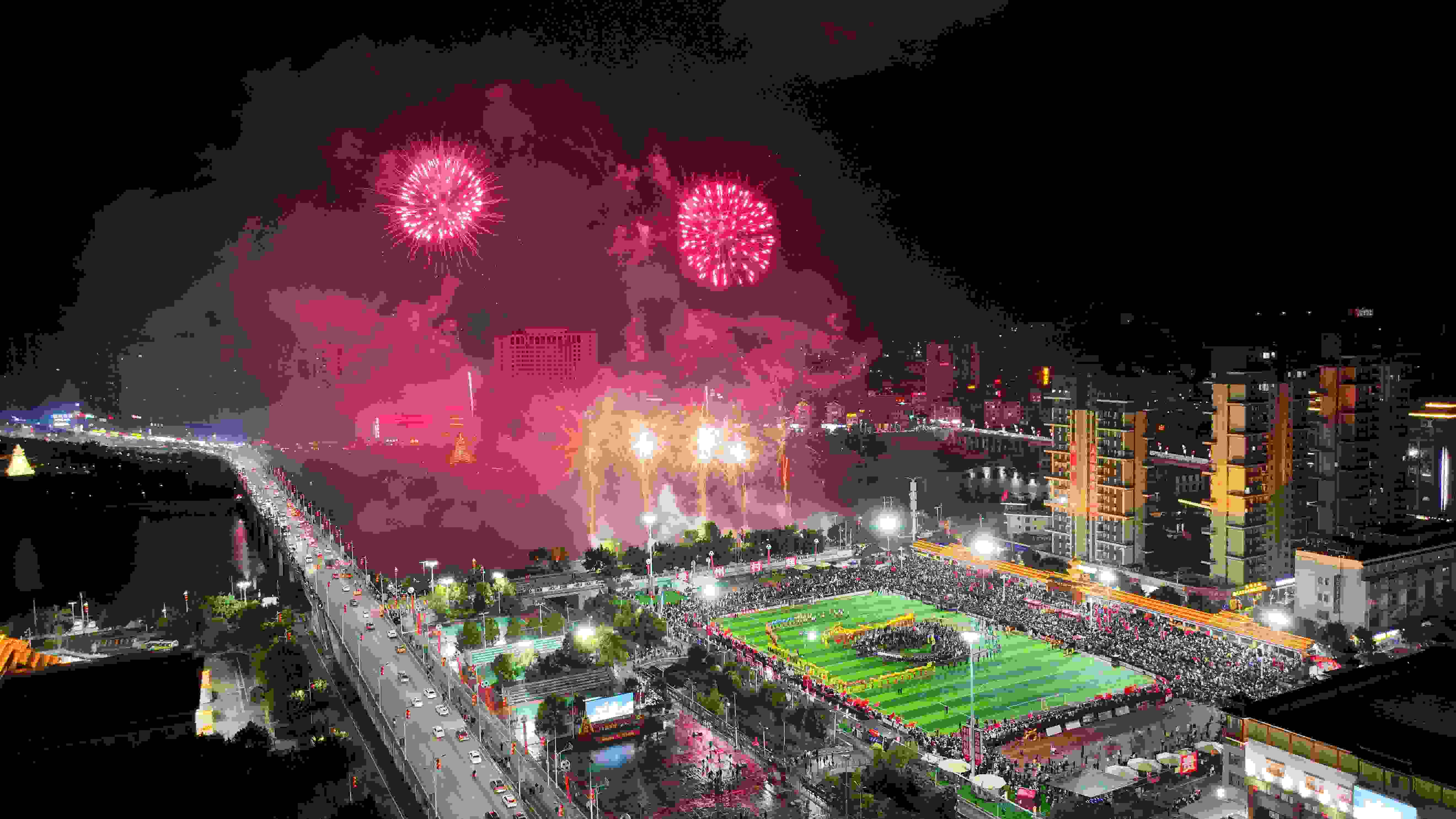 貴州榕江“村超”現(xiàn)場(chǎng)。韋貴金 攝