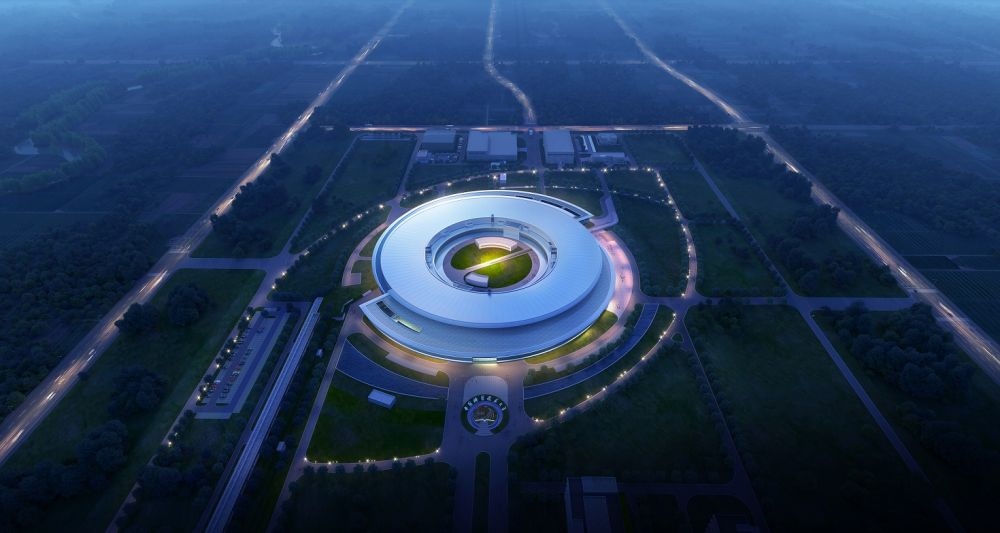 這是合肥先進(jìn)光源效果圖。