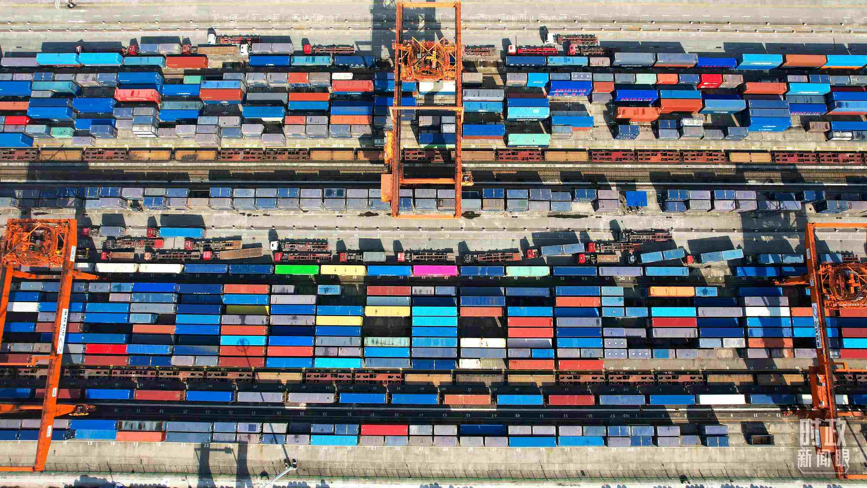 △重慶國際物流樞紐園區(qū)。（總臺記者楊洋拍攝）