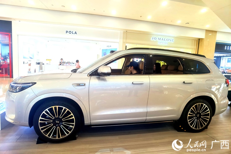  消費(fèi)者在試駕汽車。人民網(wǎng)記者 陳燕攝