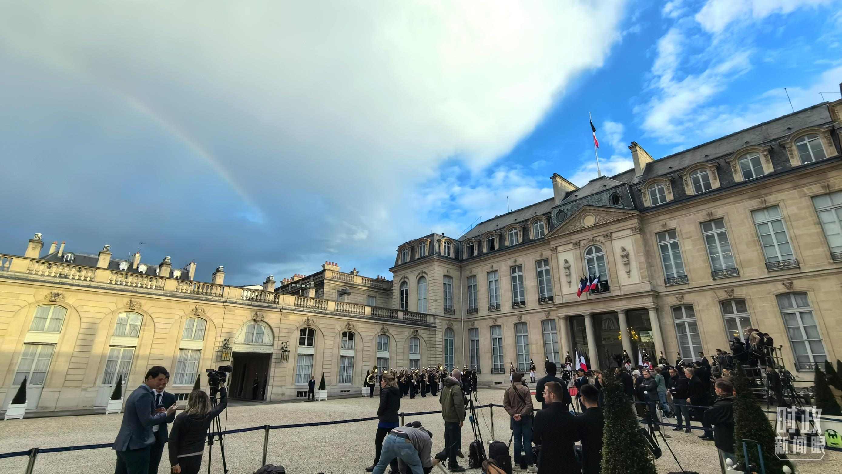 △愛(ài)麗舍宮。（總臺(tái)央視記者馬超拍攝）