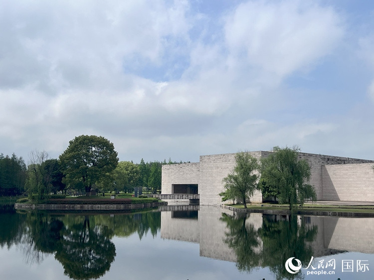 良渚博物院外觀。人民網(wǎng)記者 崔越攝