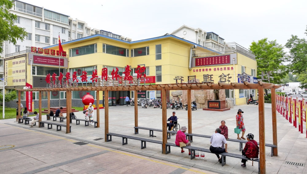 6月20日拍攝的長城花園社區(qū)一角（無人機照片）。