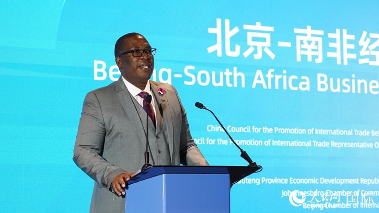 勒蘇非省長致辭。人民網(wǎng) 劉暢攝