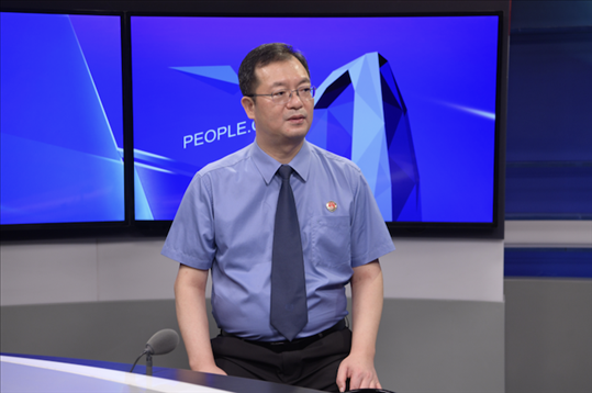 福建省泉州市人民檢察院檢察長施建清。人民網(wǎng)記者 王曉嘯攝