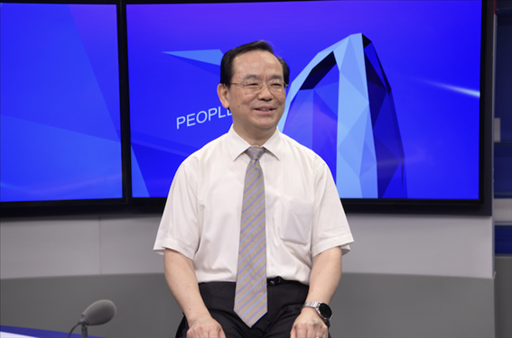 中國人民大學(xué)法學(xué)院教授、博士生導(dǎo)師楊建順。人民網(wǎng)記者 王曉嘯攝