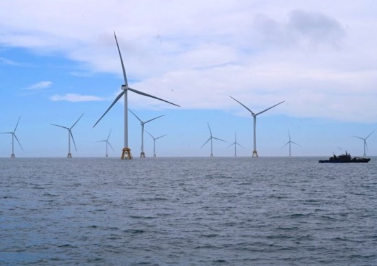 2024年6月19日拍攝的三峽集團(tuán)漳浦二期海上風(fēng)電項(xiàng)目。新華社記者 林善傳 攝