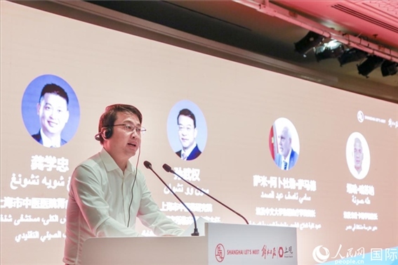 龔學(xué)忠在發(fā)言中。人民網(wǎng)記者 黃培昭攝