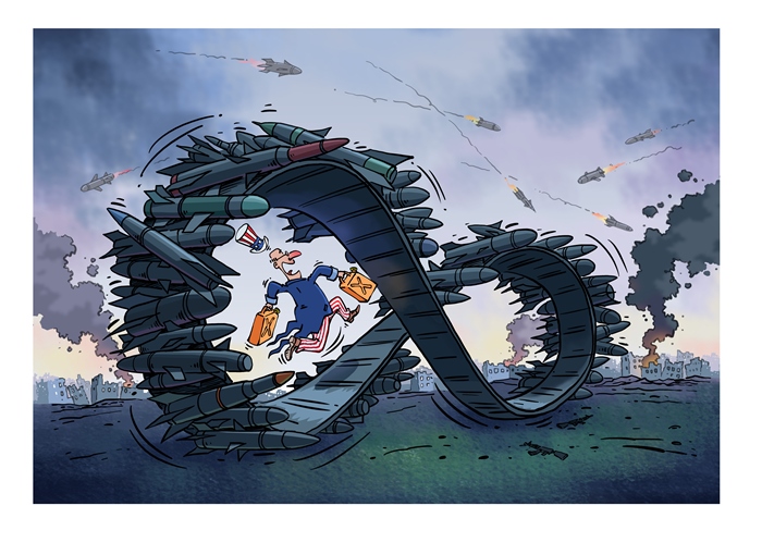 漫畫(huà)作者：馬宏亮（人民網(wǎng)版權(quán)圖片，未經(jīng)授權(quán)請(qǐng)勿轉(zhuǎn)載。）