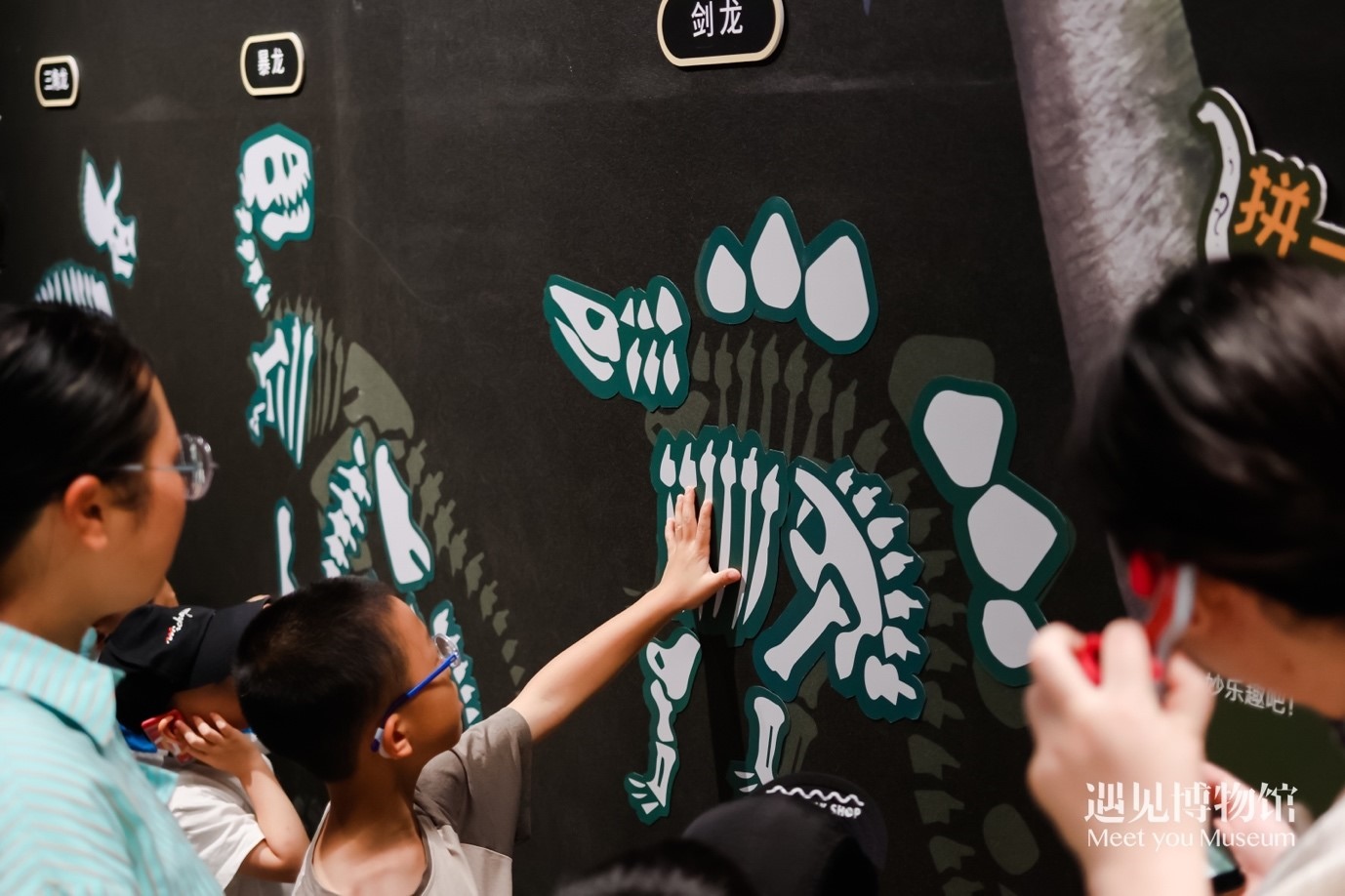 5. “2億年的地球記憶——恐龍化石特展”互動區(qū)域。遇見博物館供圖