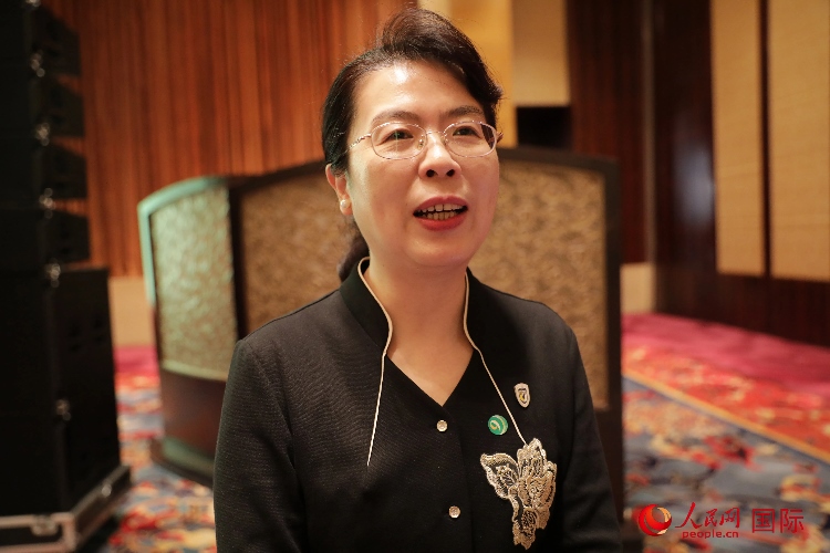 北京外國語大學亞洲學院院長、中國馬來研究中心主任蘇瑩瑩教授接受人民網(wǎng)采訪。人民網(wǎng) 王婧攝