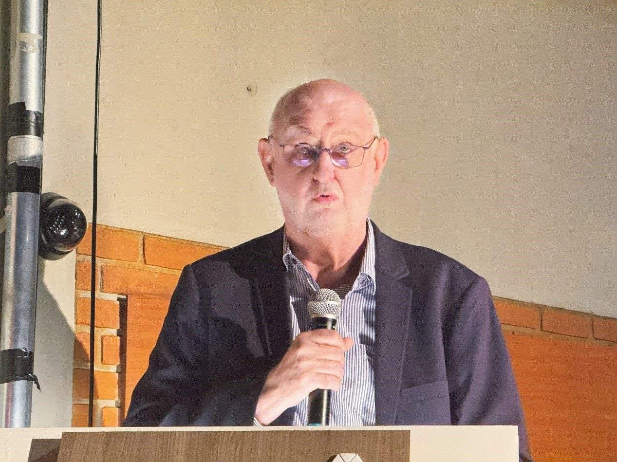 圣保羅州立大學(xué)孔子學(xué)院巴方院長(zhǎng)保利諾在活動(dòng)中致辭。圣保羅州立大學(xué)孔子學(xué)院供圖