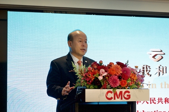 中國駐澳大利亞大使肖千出席活動(dòng)并致辭。張舒惠攝