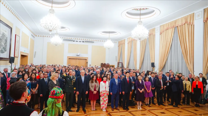 招待會現(xiàn)場。中國駐波蘭大使館供圖