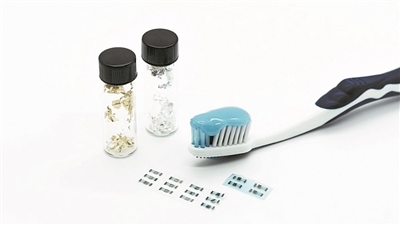  一種基于酞菁銅的晶體管研發(fā)成功。圖片來源：美國趣味工程網(wǎng)站