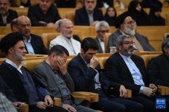 這是10月7日在伊朗首都德黑蘭拍攝的第七屆聲援巴勒斯坦兒童和青少年國際會議現(xiàn)場。新華社記者 沙達(dá)提 攝