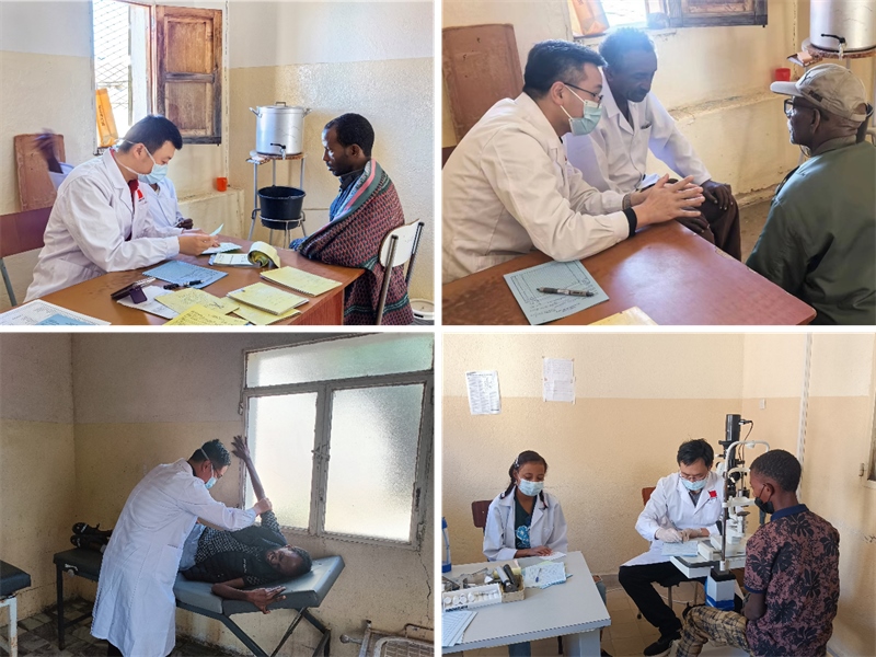 中國(guó)第17批援厄立特里亞醫(yī)療隊(duì)在科倫醫(yī)院開(kāi)展巡診活動(dòng)。中國(guó)第17批援厄立特里亞醫(yī)療隊(duì)供圖