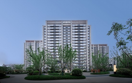 圖為改造后的中鐵臻庭小區(qū)整體外觀。王碩敏 攝