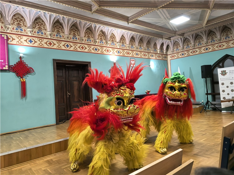 托倫雅蓋隆學(xué)院禮堂巡演現(xiàn)場(chǎng)。主辦方供圖。